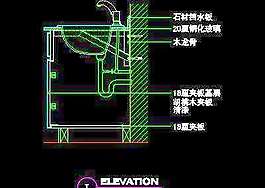 三居室實(shí)例、中式風(fēng)格場(chǎng)景cad詳圖素材16