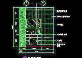 三居室實(shí)例、中式風(fēng)格場(chǎng)景cad詳圖素材13
