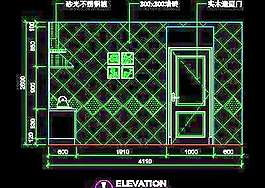 三居室實(shí)例、新古典主義場(chǎng)景cad詳圖素材4例-46