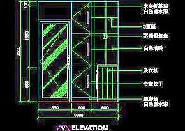 三居室實(shí)例、新古典主義場(chǎng)景cad詳圖素材4例-31