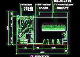 三居室實(shí)例、新古典主義場(chǎng)景cad詳圖素材4例-65