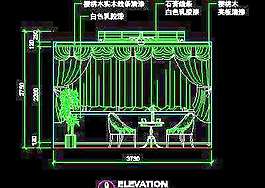 三居室實(shí)例、新古典主義場(chǎng)景cad詳圖素材4例-40