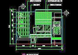 二居室實(shí)例、實(shí)用本色場景cad詳圖素材3例-56
