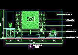 三居室實例、新古典主義場景cad詳圖素材4例-28