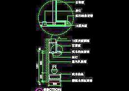 二居室實(shí)例、實(shí)用本色場(chǎng)景cad詳圖素材3例-62