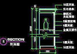 二居室實(shí)例、實(shí)用本色場(chǎng)景cad詳圖素材3例-50