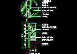 二居室實(shí)例、實(shí)用本色場(chǎng)景cad詳圖素材3例-43