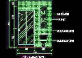 二居室實(shí)例、現(xiàn)代簡約場景cad詳圖第二輯123
