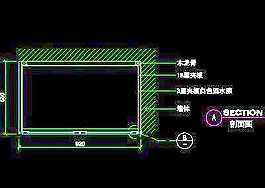 二居室實例、實用本色場景cad詳圖素材3例-14