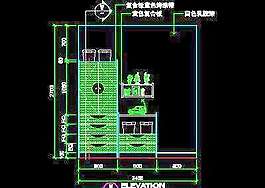 二居室實(shí)例、現(xiàn)代簡約場景cad詳圖第二輯115
