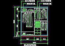 二居室實(shí)例、現(xiàn)代簡約場景cad詳圖第二輯111