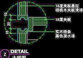二居室實例、現(xiàn)代簡約場景cad詳圖第二輯96