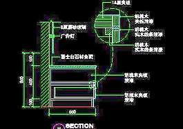 二居室實例、現(xiàn)代簡約場景cad詳圖第二輯79