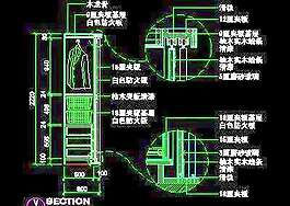 二居室實(shí)例、現(xiàn)代簡(jiǎn)約場(chǎng)景cad詳圖第二輯118