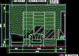 二居室实例、现代简约场景cad详图第二辑77