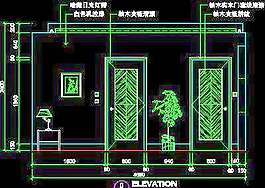 二居室實(shí)例、現(xiàn)代簡約場景cad詳圖A3例-31
