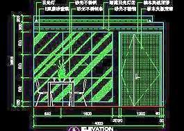 二居室實例、現代簡約場景cad詳圖A3例-26