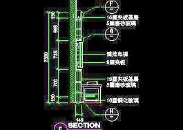 二居室實例、現代簡約場景cad詳圖A3例-28
