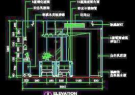 二居室實例、現(xiàn)代簡約場景cad詳圖A3例-4