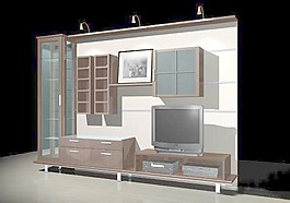 室内设计背景墙3d素材3d素材 14
