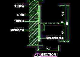 二居室實例、現(xiàn)代簡約場景cad詳圖A3例-21
