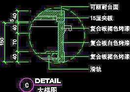 二居室實例、歐式情懷場景cad詳圖4例第二輯26