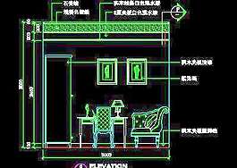 二居室實例、歐式情懷場景cad詳圖4例第一輯8