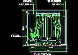 二居室實(shí)例、歐式情懷場(chǎng)景cad詳圖4例第一輯7