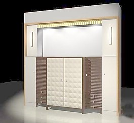 室內(nèi)設(shè)計背景墻3d素材3d素材 122