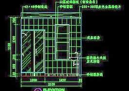 一居室實例、實用本色場景cad詳圖素材2例-26