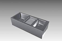 室內設計廚房餐廳3d素材3d裝修模板 10
