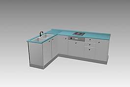 室內(nèi)設(shè)計廚房餐廳3d素材3d素材 14