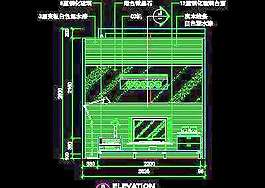一居室實(shí)例、現(xiàn)代簡約場景cad詳圖素材（20080802更新）48