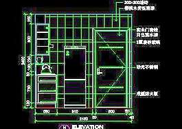 一居室實(shí)例、現(xiàn)代簡約場景cad詳圖素材（20080802更新）44