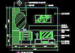 一居室實(shí)例、現(xiàn)代簡約場景cad詳圖素材（20080802更新）40