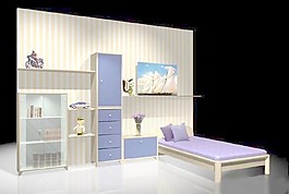 室內(nèi)設(shè)計(jì)兒童房3d素材裝飾素材 6