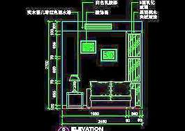 二居室實例、中式風(fēng)格場景cad詳圖2例-4