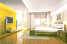 室內(nèi)設(shè)計(jì)臥室3d素材3d素材 86