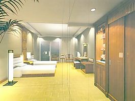 室內(nèi)設計臥室3d素材裝飾素材 59