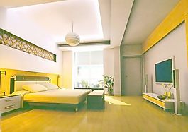 室內(nèi)設(shè)計(jì)臥室3d素材3d裝修模板 84