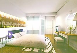 室內(nèi)設(shè)計(jì)臥室3d素材3d模型 87