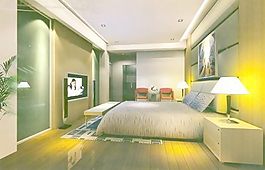 室內(nèi)設計臥室3d素材室內(nèi)設計 134