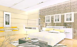 室內(nèi)設(shè)計(jì)臥室3d素材裝飾素材 189
