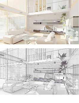 室內(nèi)設(shè)計(jì)國(guó)外精品3d素材3d模型 6