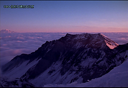 雪山美景实拍视频