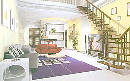 室內(nèi)設(shè)計客廳3d素材3d模型 18