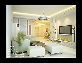 室內(nèi)設(shè)計(jì)客廳3d素材裝飾素材 57