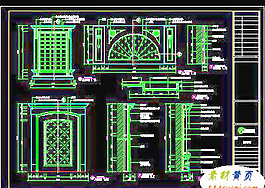 洗浴中心裝修施工圖紙、cad詳圖素材（20080725更新）22