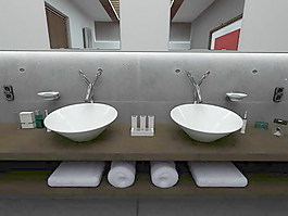 室內(nèi)設(shè)計(jì)衛(wèi)生間3d素材3d模型 1