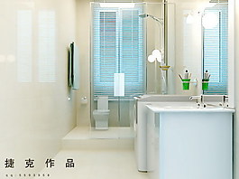 室內(nèi)設(shè)計(jì)衛(wèi)生間3d素材裝飾素材 3